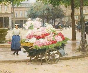 The Flower Seller by Victor-Gabriel Gilbert