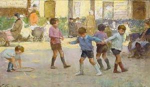 Children at Play by Victor-Gabriel Gilbert