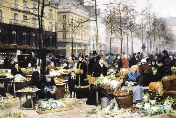 Le Marche aux Legumes (Market with Vegetables) - view 1