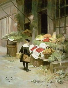 Little Boy at the Market
