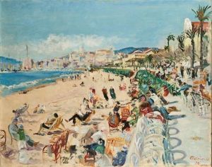 La Croisette, Cannes by Lucien Adrion