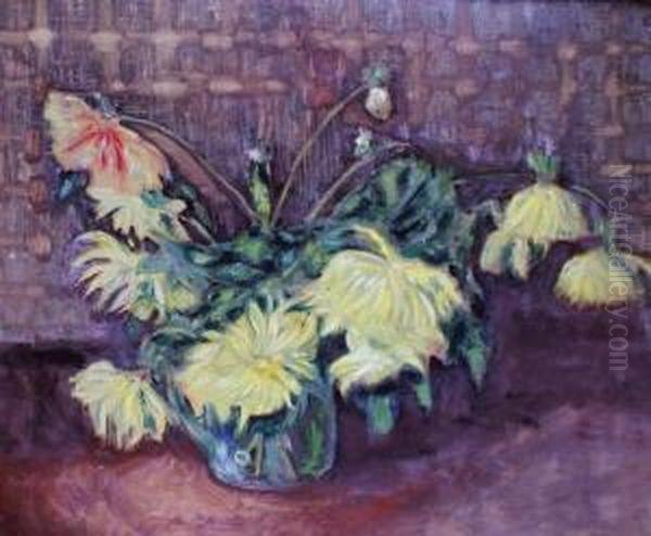 Vase De Dahlias - view 1