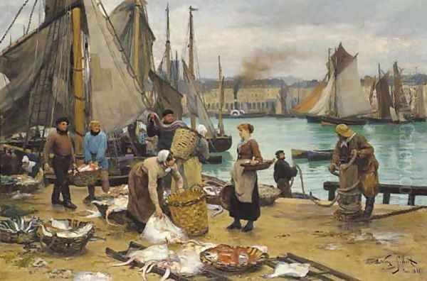 Unloading the catch - view 1