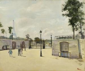 Le Jardin Des Tuilleries by Lucien Adrion