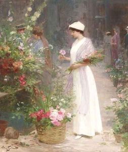 La cueillette de fleurs