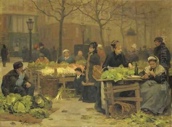 Un marche parisien - view 1