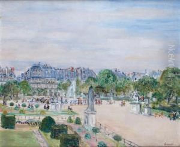 Paris, Le Jardin Des Tuileries - view 1