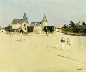Le Midi A Deux Heures A La Baule by Lucien Adrion