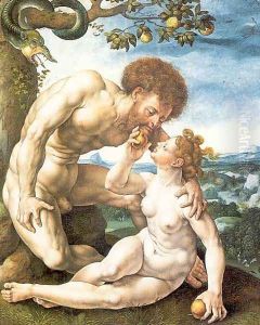 Adam and Eve 1525 2 by Jan Mabuse