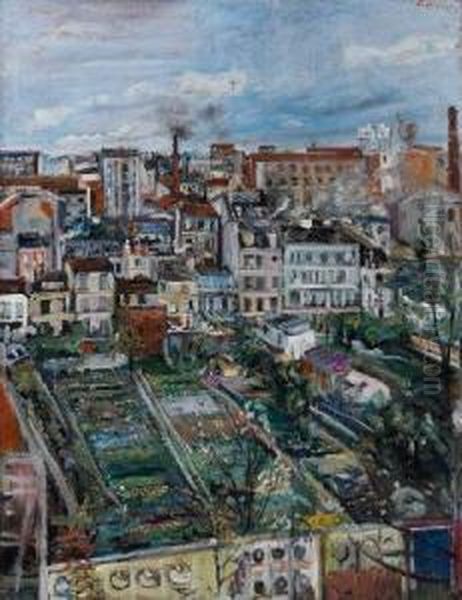 Paris, Vue De Belleville - view 1
