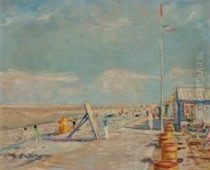 Cayeux-sur-mer, La Plage by Lucien Adrion