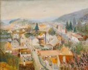 Vue De Paris, Saint-cloud by Lucien Adrion