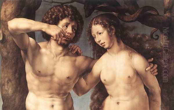 Adam and Eve (detail) c. 1520 - view 1