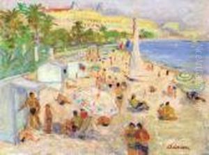La Plage by Lucien Adrion