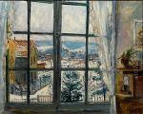 A Window Looking Onto A Winter Landscape - view 1