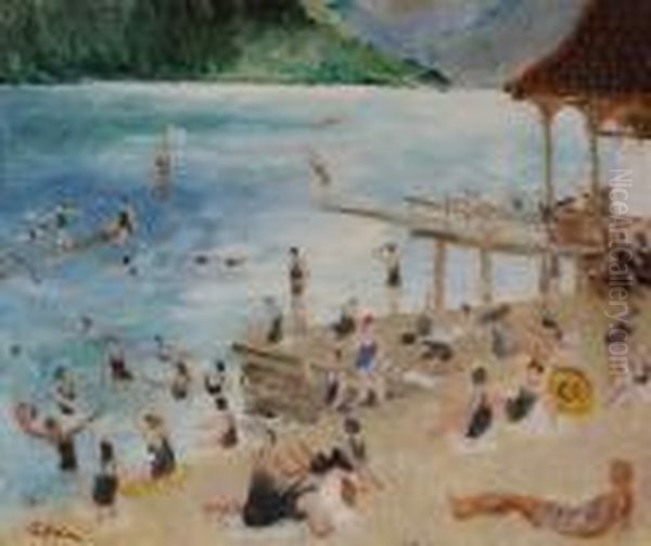Baignade En Bord De Mer - view 1