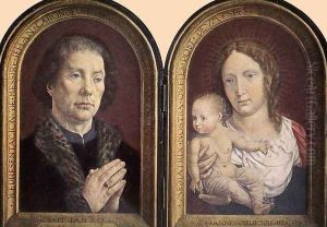 Diptych of Jean Carondelet 1517 by Jan Mabuse