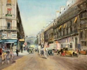 Paris, Les Grands Boulevards by Lucien Adrion