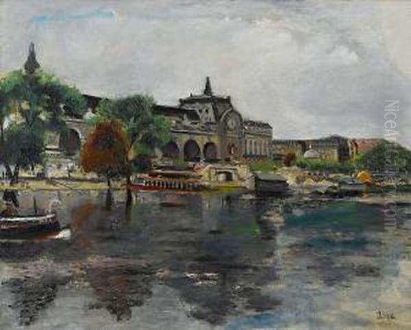 Musee D'orsay Seen From The Quai Des Tuileries - view 1