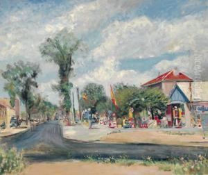 Dorfstrasse by Lucien Adrion
