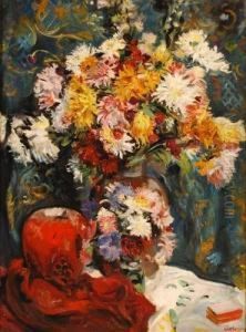 Bouquet De Fleurs by Lucien Adrion