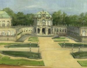 Der Dresdner Zwinger. by Lucien Adrion