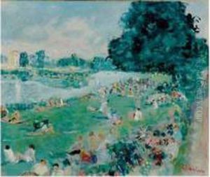 Au Bord Du Lac, Bry-sur-marne by Lucien Adrion
