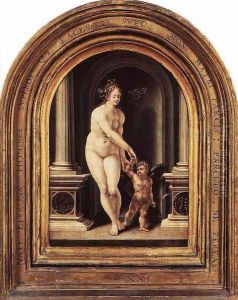 Venus and Cupid 1521 by Jan Mabuse