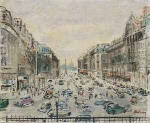 Paris, Place De Ste-marie Madeleine by Lucien Adrion
