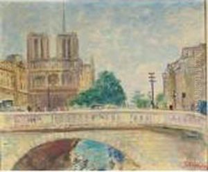 Notre Dame, Paris by Lucien Adrion