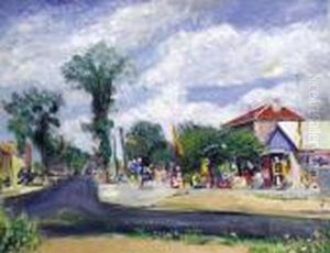 La Station Essence by Lucien Adrion