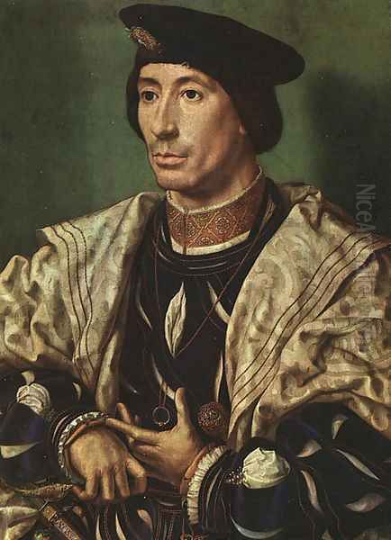 Portrait of Baudouin of Burgundy - view 1