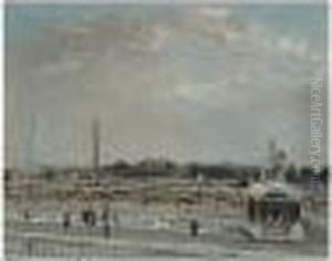 La Place De La Concorde, Signed La Place De La Concorde, Signed