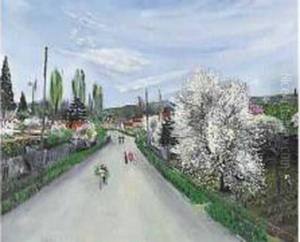 Pommiers En Fleur A Bievres - view 1