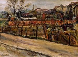 View Of Paris by Lucien Adrion