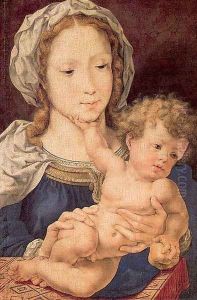 Virgin and Child 1525 by Jan Mabuse