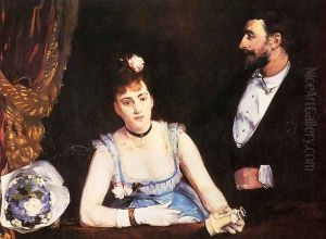 A Box At The Italian Theatre by Eva Gonzales
