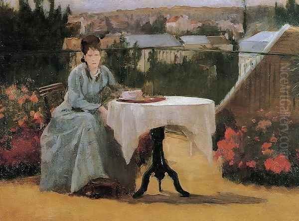 Afternoon Tea or On the Terrace, 1875 - view 1