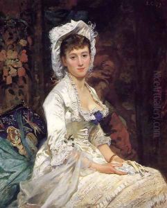 Portrait of a Woman in White, 1879 by Eva Gonzales