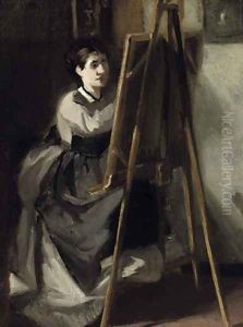 The young student by Eva Gonzales