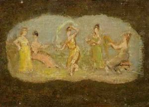 La Danse (Etude pour un eventail) by Eva Gonzales