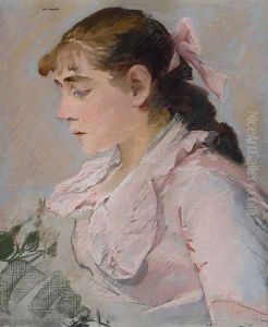 La femme en rose (Jeanne Gonzales) by Eva Gonzales