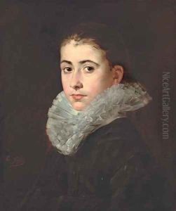 Portrait de jeune fille by Eva Gonzales