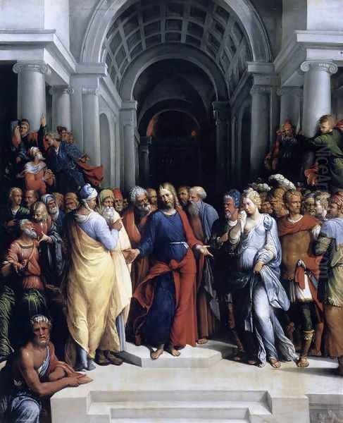 Christ and the Adulteress - view 1