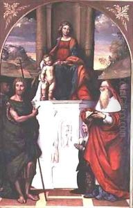 Madonna and Child with SS John the Baptist and Jerome Madonna and Child with SS John the Baptist and Jerome