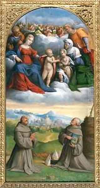 Madonna and Child with Saints in Glory - view 1