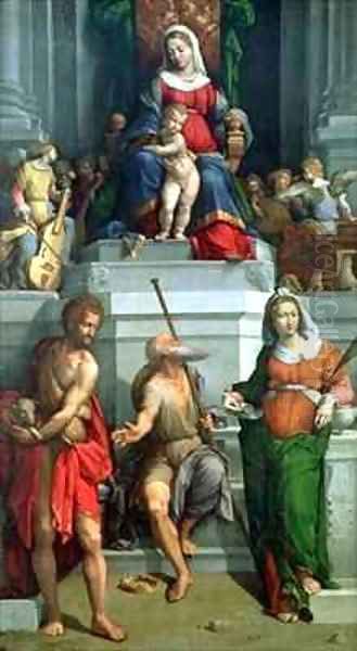 Madonna and Child with saints - view 1