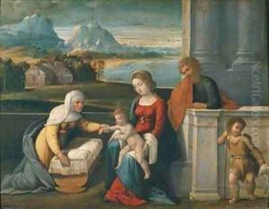 The Holy Family with St John and St Elizabeth The Holy Family with St John and St Elizabeth