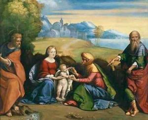 The Holy Family with St Anne and Joachim