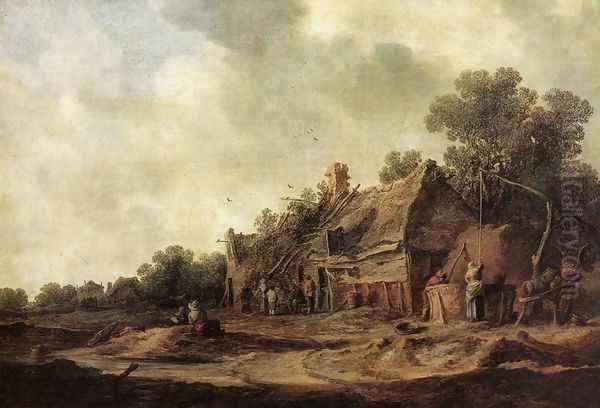 Peasant Huts with a Sweep Well 1633 - view 1